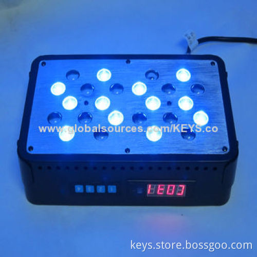 Sunrise/Sunset Dimmable Aquarium, 24 x 3W Programmable Remote Dimming Coral Reef LED Light